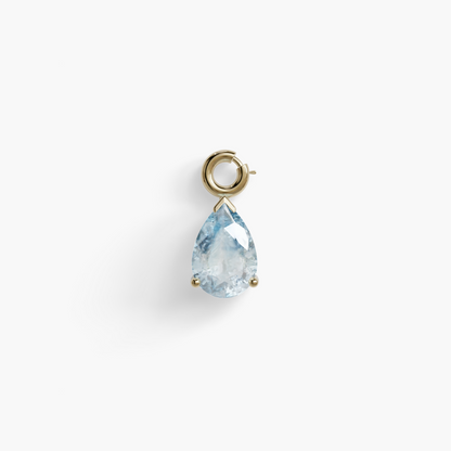 Mini 'Tear' Sky-Blue Topaz Charm