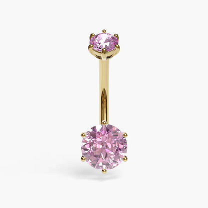 Cosmopolitan 1.5 ct. Moissanite Belly Ring