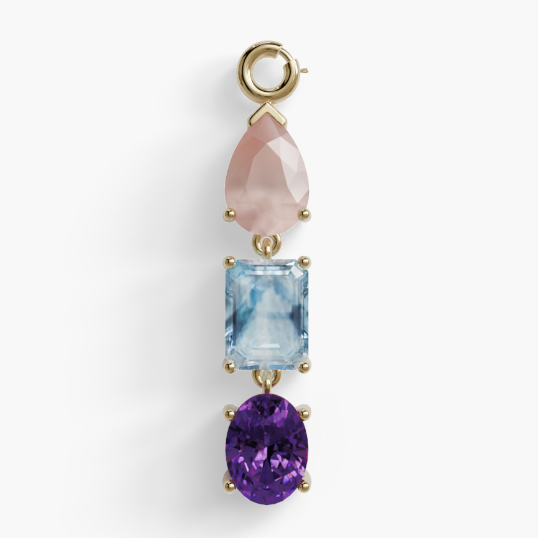 XTRA 'Tear' Gemstone Charm