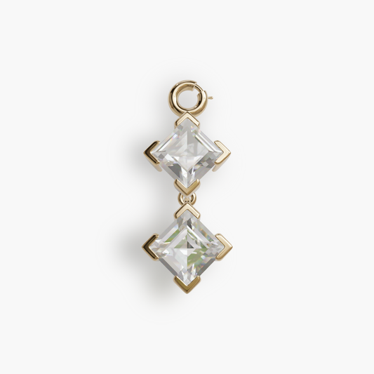 Duo 'Ash' Topaz Charm - Jolie Co Jewelry